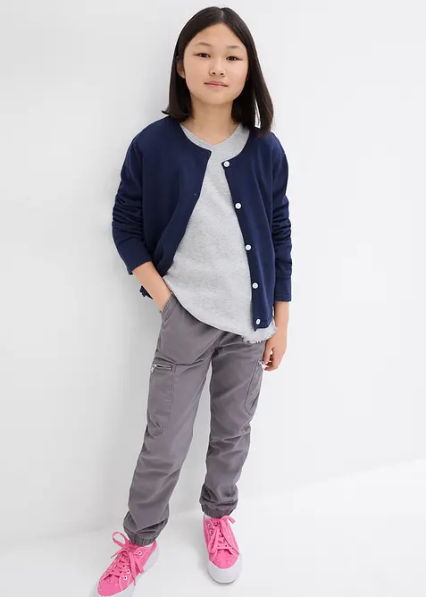 Maglia a coste con cotone biologico (pacco da 2), bonprix