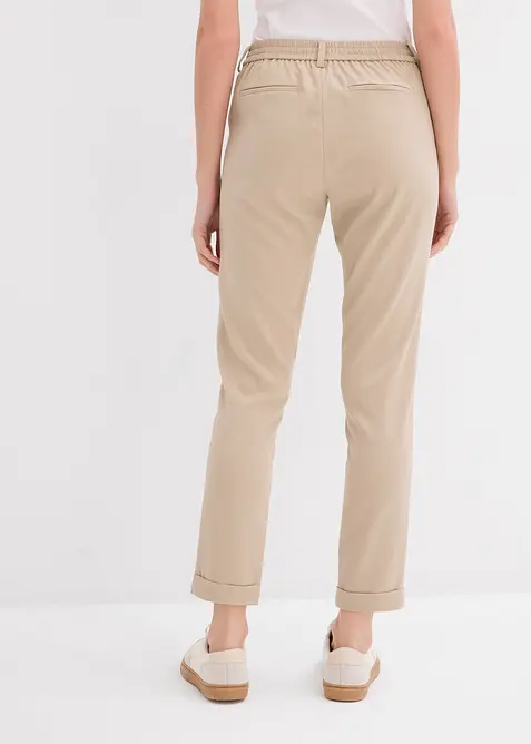Pantaloni chino in misto viscosa, bonprix