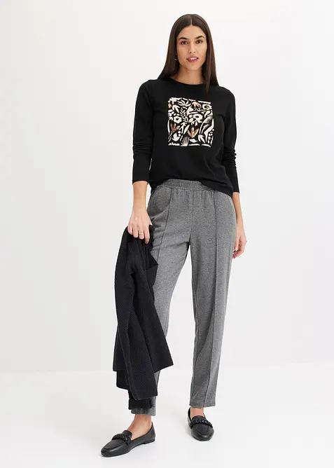 Maglia a maniche lunghe con cotone biologico, bonprix