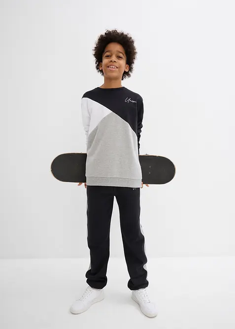 Felpa in cotone biologico, loose fit, bonprix