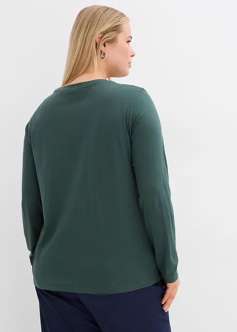 Maglia pr&eacute;maman / da allattamento in puro cotone biologico (pacco da 2), bonprix