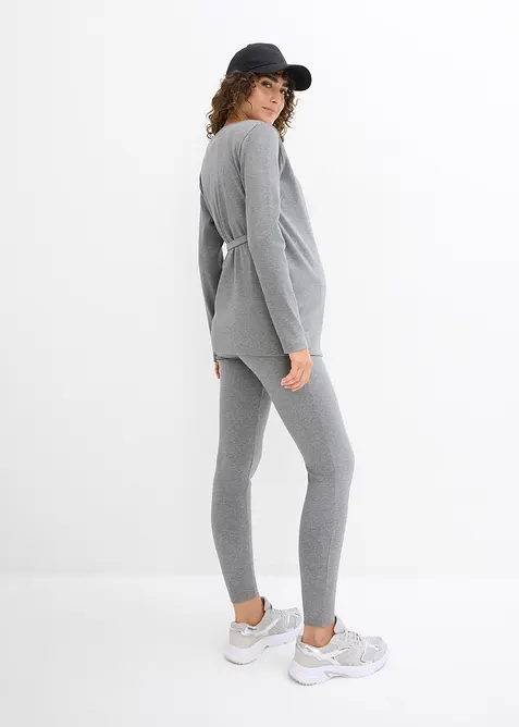 Maglia incrociata e leggings prémaman (set 2 pezzi), bonprix