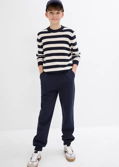 Pantaloni da jogging in misto cotone morbido, bonprix