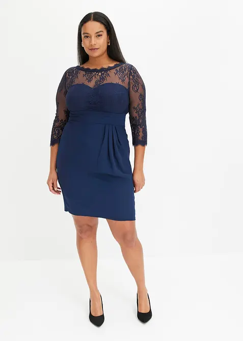 Abito con pizzo, bonprix