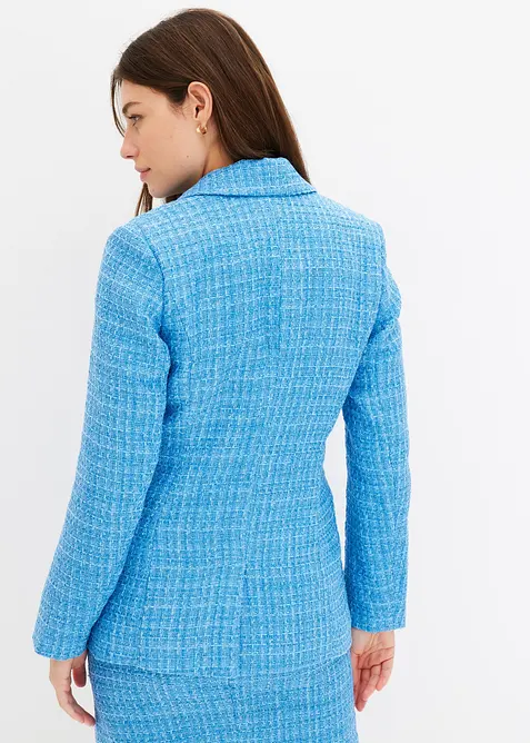 Blazer doppiopetto in bouclé, bonprix