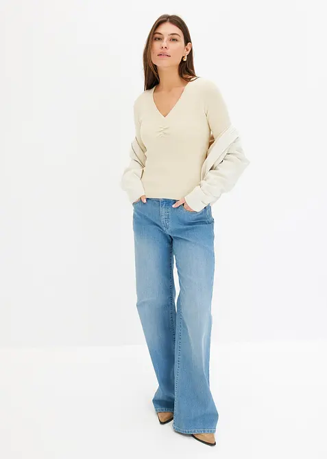 Maglione in filato fine, bonprix