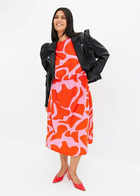 Abito midi fantasia, bonprix