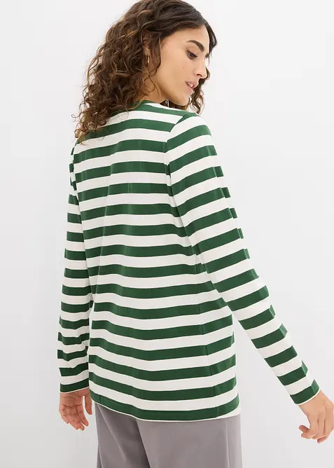 Maglia a righe in puro cotone biologico, bonprix