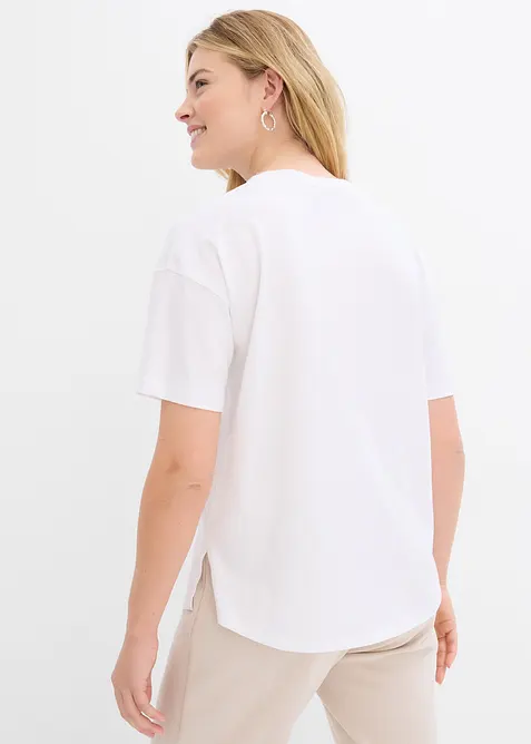 Maxi boxy oversize in cotone biologico, bonprix