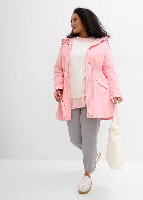 Parka lungo con cappuccio, bonprix