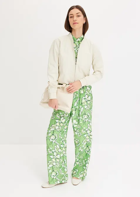 Tuta in tessuto fluente misto viscosa, bonprix