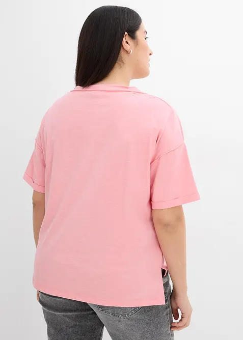 T-shirt oversize in puro cotone, bonprix