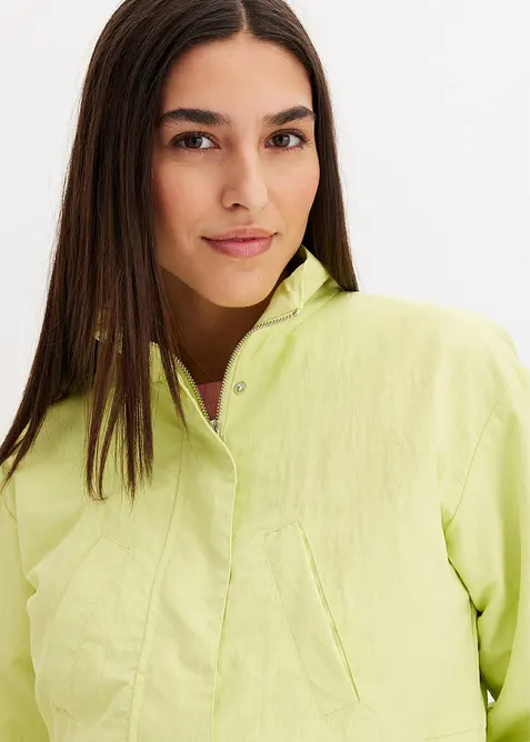 Giacca cropped con coulisse in vita, bonprix