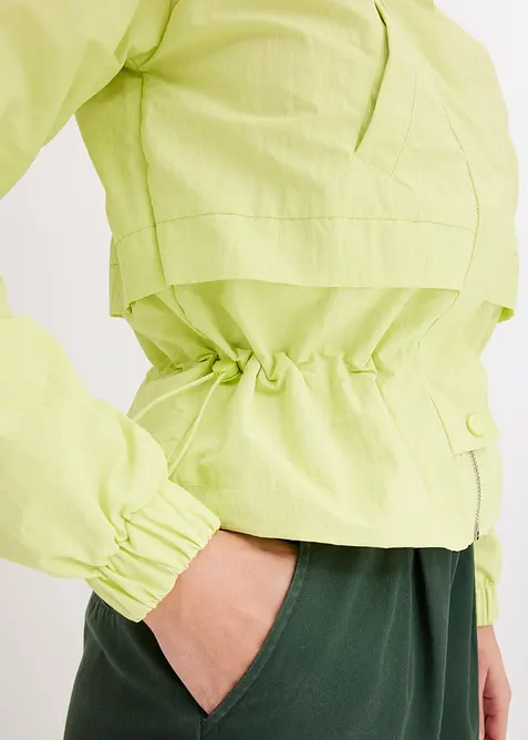 Giacca cropped con coulisse in vita, bonprix