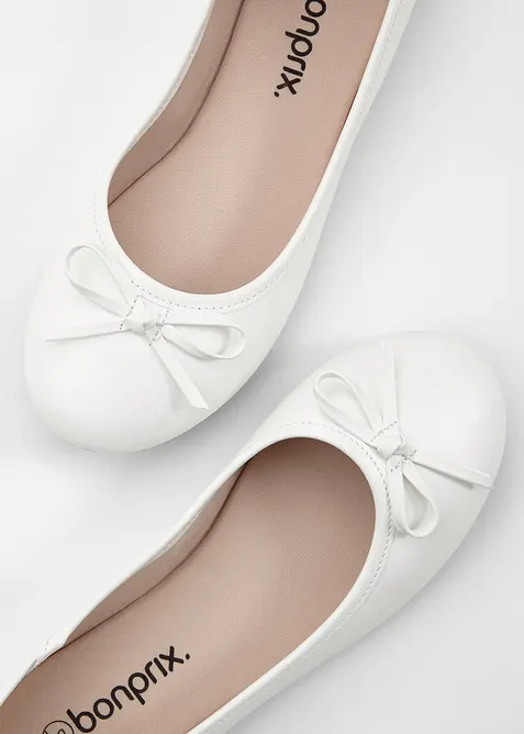 Ballerine con fiocco, bonprix