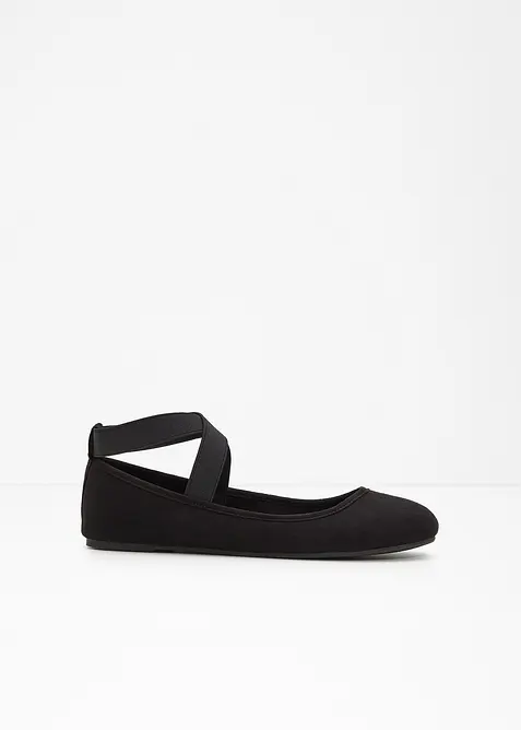 Ballerine con cinturini elasticizzati, bonprix