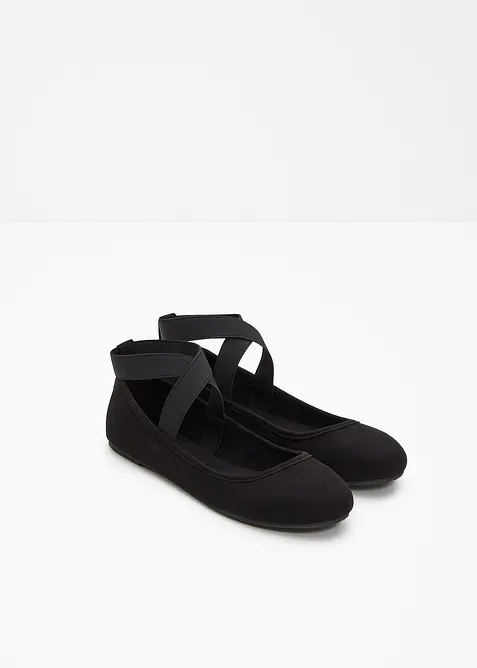 Ballerine con cinturini elasticizzati, bonprix