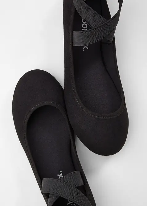 Ballerine con cinturini elasticizzati, bonprix