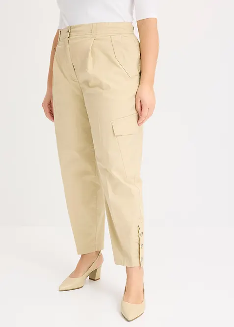 Pantaloni cargo larghi, bonprix