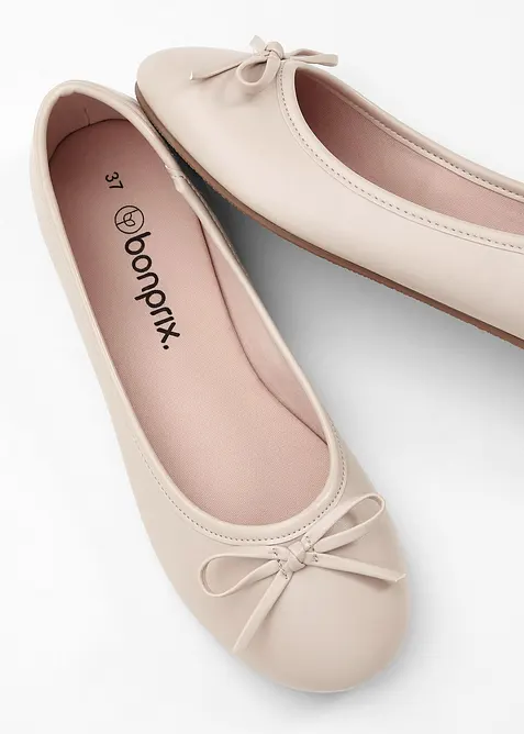 Ballerine con fiocco, bonprix