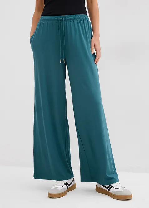 Pantaloni in jersey di viscosa fluente, bonprix