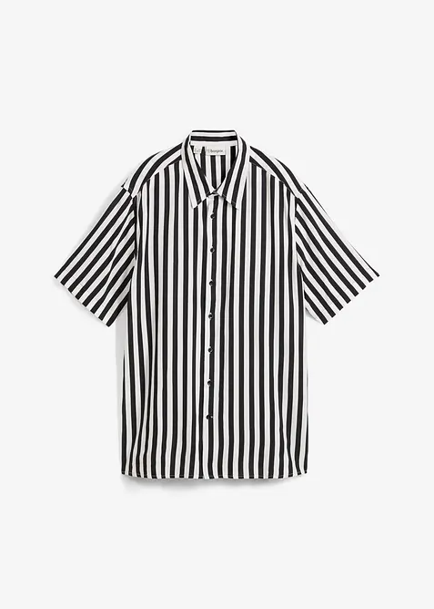 Camicia a maniche corte in viscosa morbida, bonprix