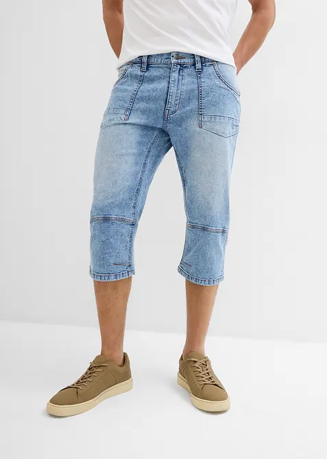 Jeans a pinocchietto elasticizzati regular fit, straight, bonprix