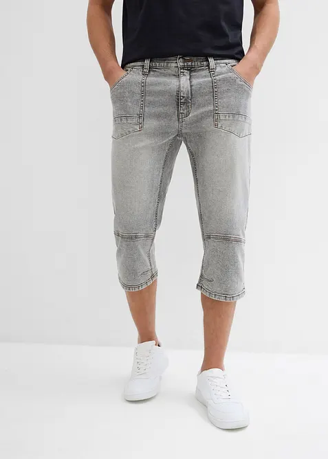 Jeans a pinocchietto elasticizzati regular fit, straight, bonprix