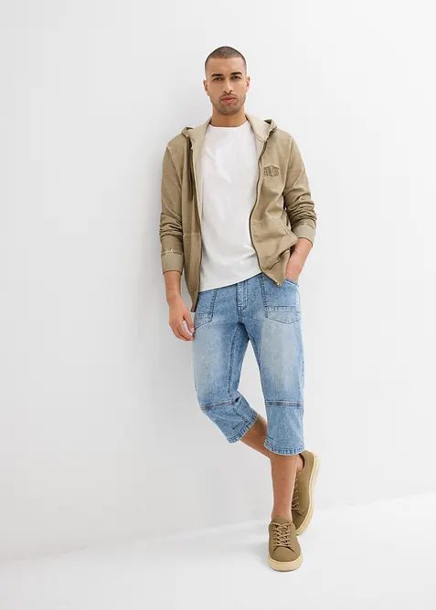 Jeans a pinocchietto elasticizzati regular fit, straight, bonprix