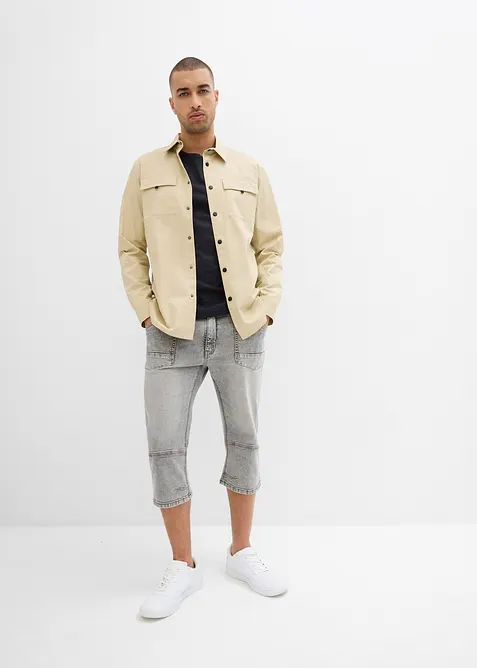 Jeans a pinocchietto elasticizzati regular fit, straight, bonprix