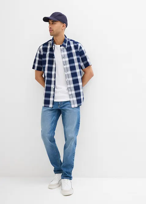 T-shirt in puro cotone biologico, slim fit (pacco da 2), bonprix