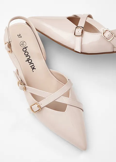 D&eacute;collet&eacute; slingback, bonprix