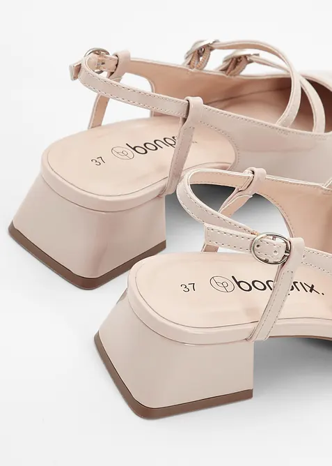 Décolleté slingback, bonprix