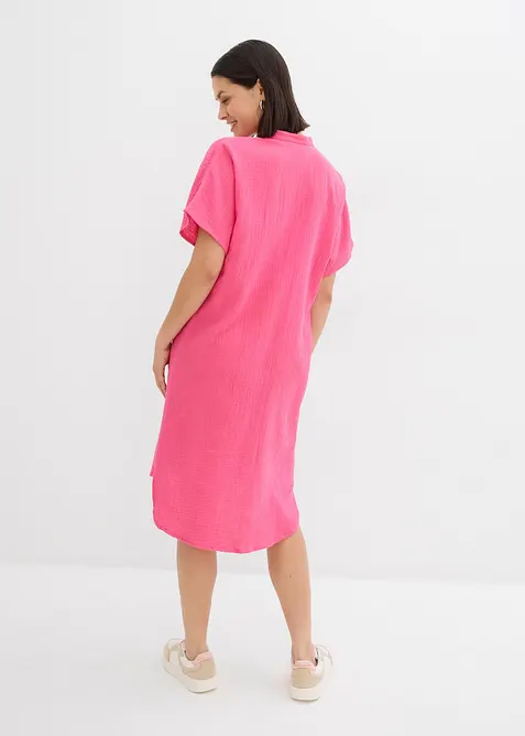 Abito chemisier in puro cotone, bonprix