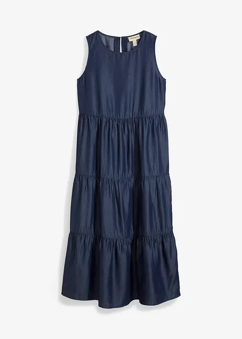 Abito midi in lyocell liscio, bonprix