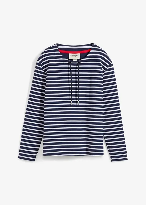 Felpa in tessuto operato, bonprix