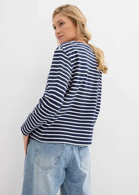 Felpa in tessuto operato, bonprix