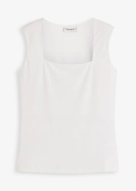 Top con scollatura a carré, bonprix
