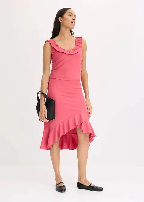 Gonna in jersey con volant, bonprix