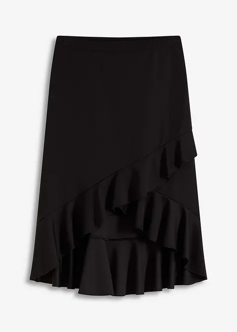 Gonna in jersey con volant, bonprix