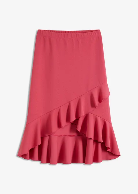 Gonna in jersey con volant, bonprix