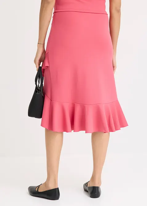 Gonna in jersey con volant, bonprix