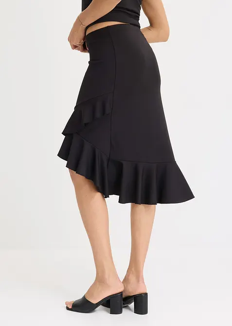 Gonna in jersey con volant, bonprix