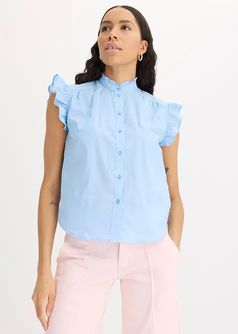 Blusa leggera senza maniche, bonprix