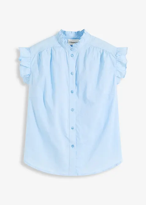 Blusa leggera senza maniche, bonprix