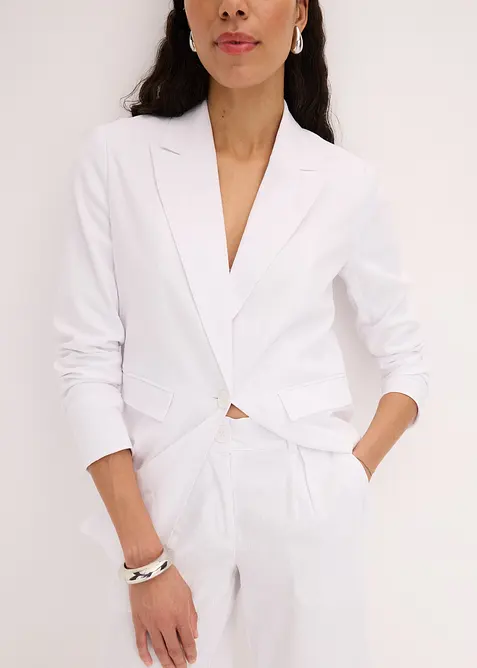 Bermuda in misto lino, bonprix