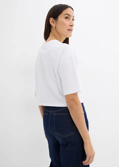 T-shirt in puro cotone, bonprix