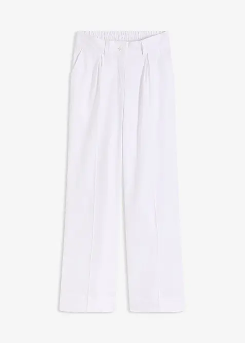 Pantaloni a palazzo in fresco misto lino, bonprix