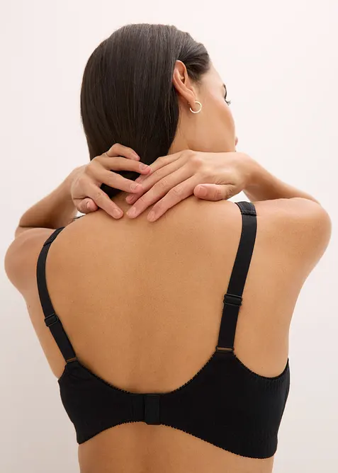 Reggiseno contenitivo senza ferretto con cotone confortevole, bonprix