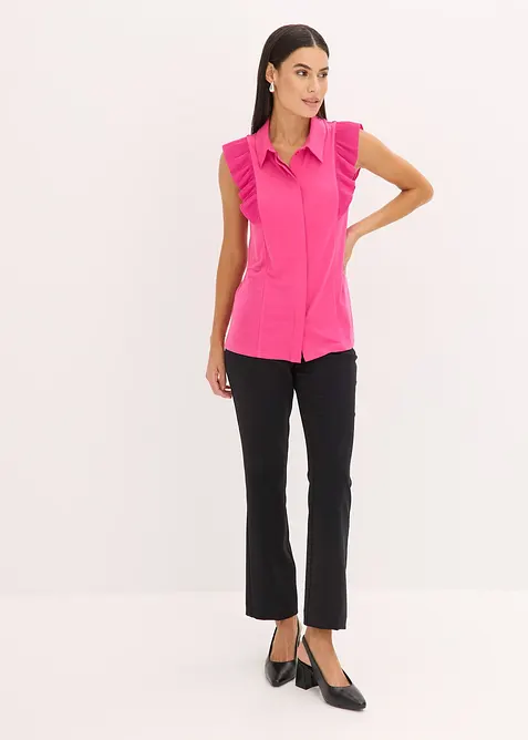 Maglia con volant, bonprix